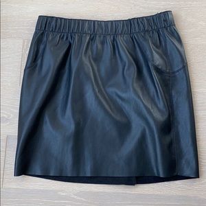 Vero Moda pleather mini skirt